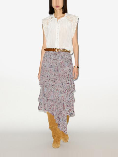 スカート MARANT ETOILE Brigitte viscose skirt Purple Skirt `Brigitte` Marant Etoile - Vitkac AS