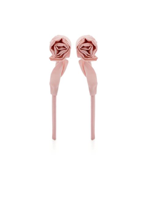 Simone Rocha Rose drop earrings