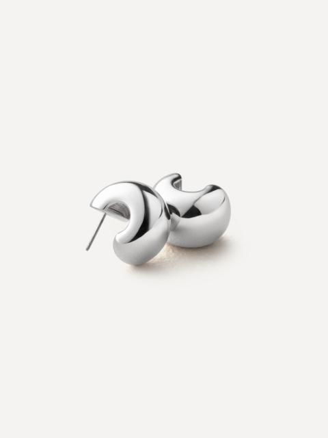 JENNY BIRD Silver-Plated Small Gemma Hoop Earrings