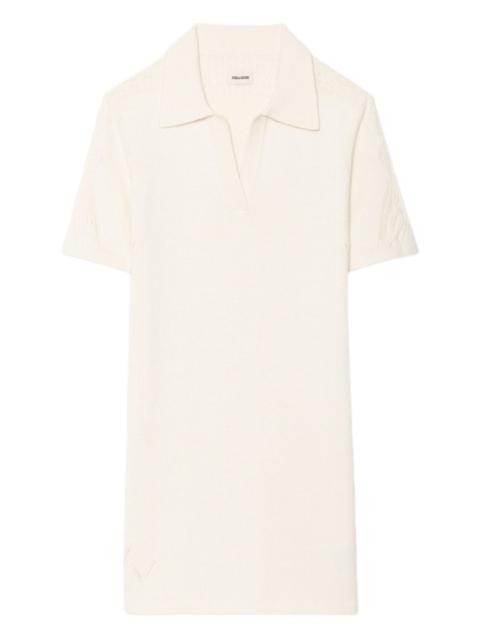 Zadig & Voltaire cable-knit polo dress