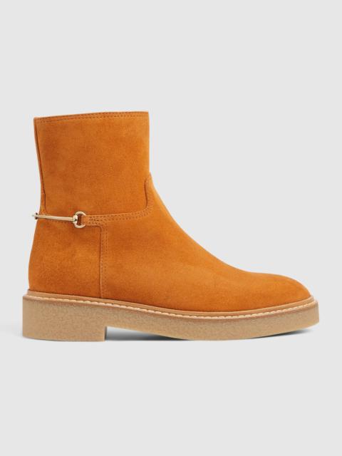 Women's slim Horsebit ankle boot