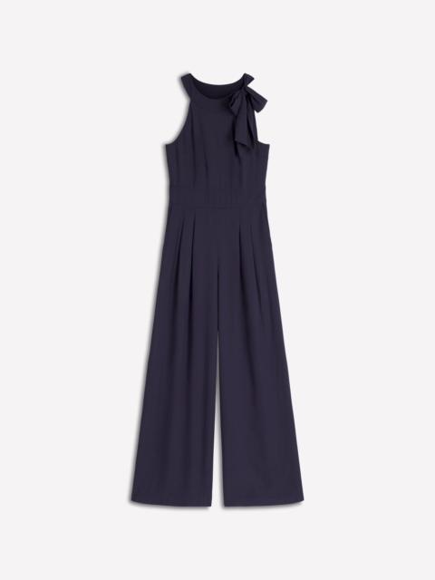 BODEN Tie Halter Neck Jumpsuit-Navy