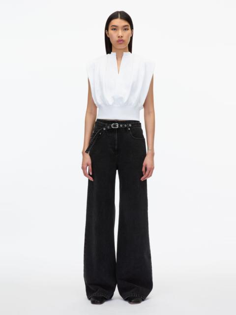 3.1 Phillip Lim Sleeveless French Terry Top