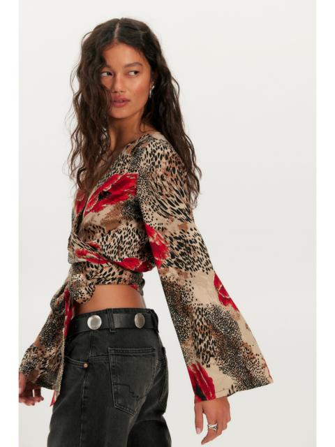 FREE PEOPLE Roxie Wrap Top