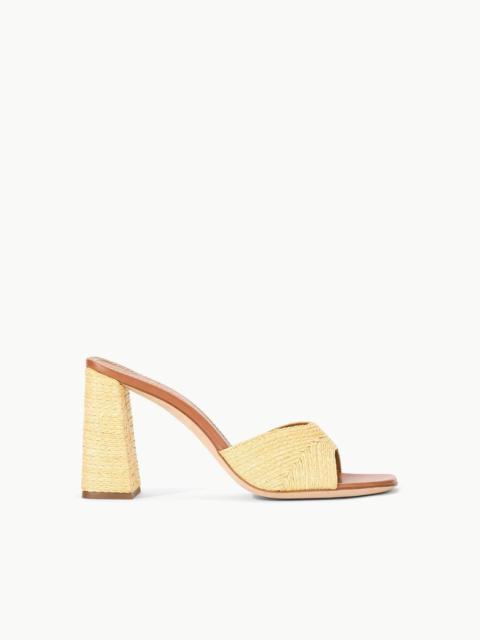STAUD STAUD SLOANE HEEL NATURAL RAFFIA