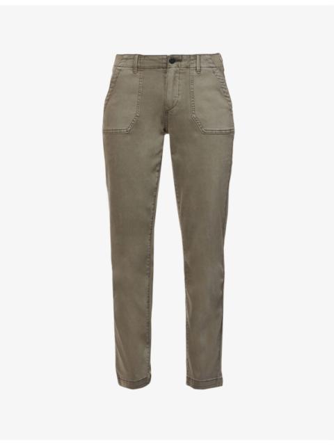 PAIGE Mayslie Straight-Leg Ankle Trousers