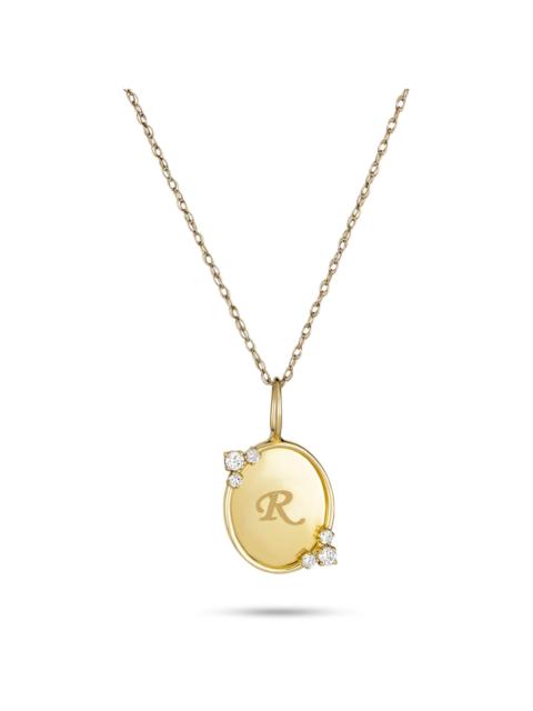 STONE AND STRAND Mirror, Mirror Initial Necklace
