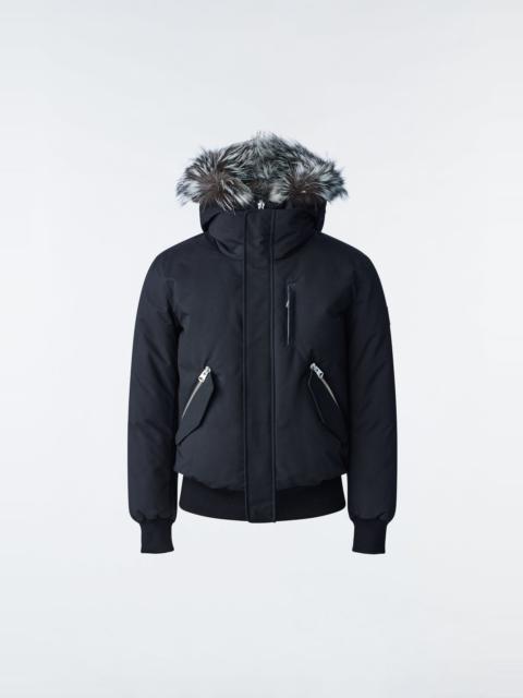 MACKAGE DIXON 2-in-1 Nordic Tech down bomber with silver fox fur