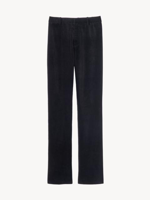 NILI LOTAN REX VELVET TROUSER