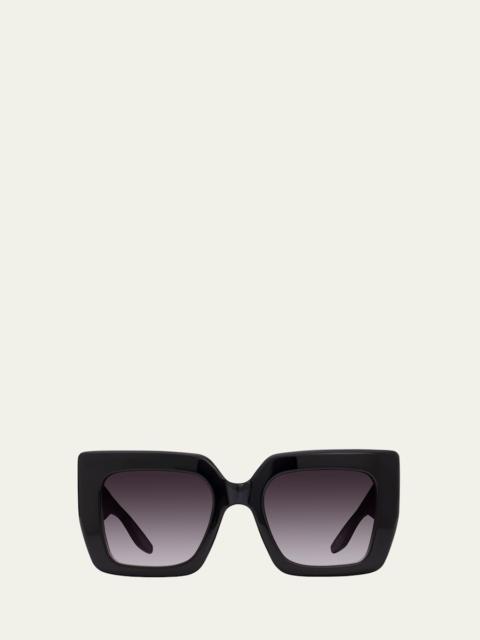 BARTON PERREIRA Wailua Black Zyl Butterfly Sunglasses