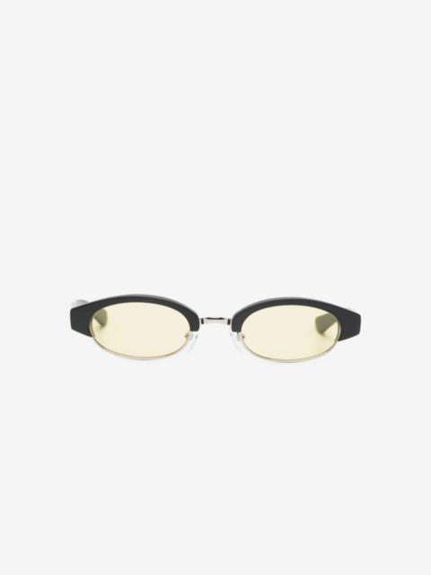 Alexander McQueen geometric-frame sunglasses