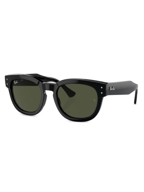 Ray-Ban Women's RB0298 Mega Hawkeye 53MM Square Sunglasses - Black