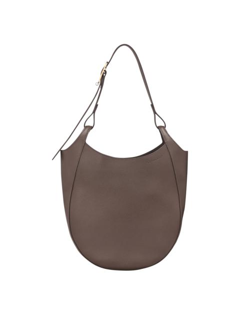 Longchamp Le Foulonné L Hobo bag Taupe - Leather