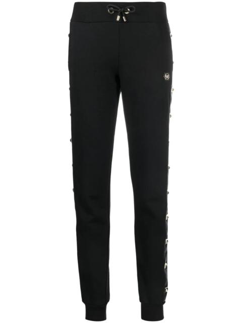 PHILIPP PLEIN studded side panel track pants