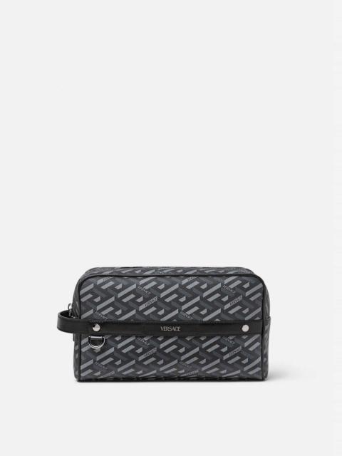 VERSACE La Greca Signature Travel Pouch