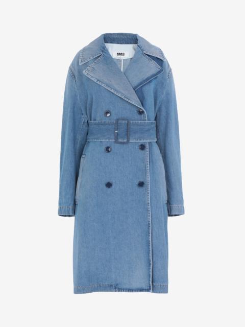 MM6 Maison Margiela Shadow denim trench