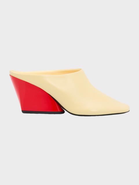 Proenza Schouler Slant Leather Mules