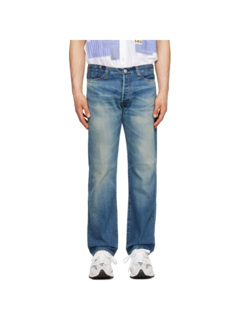 Junya Watanabe MAN Indigo Printed Jeans