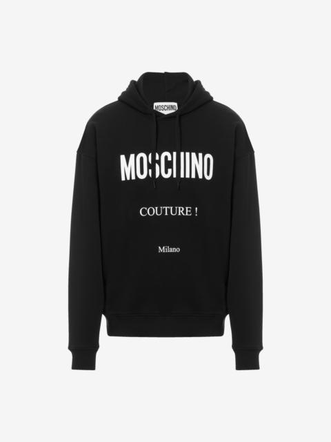 MOSCHINO COUTURE COTTON SWEATSHIRT