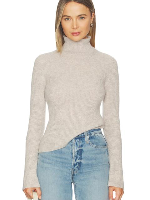 JAMES PERSE Ribbed Funnel Neck Sweater