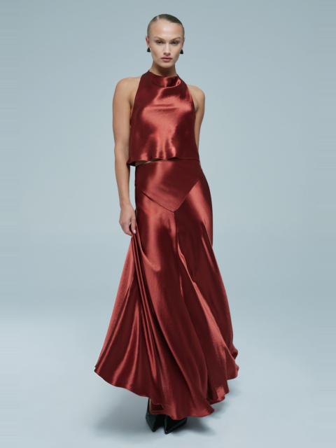 BARDOT Toni Full Maxi Skirt In Rust