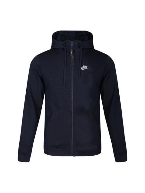 Nike Nike Knit hooded Casual Sports Jacket Blue 804392-451