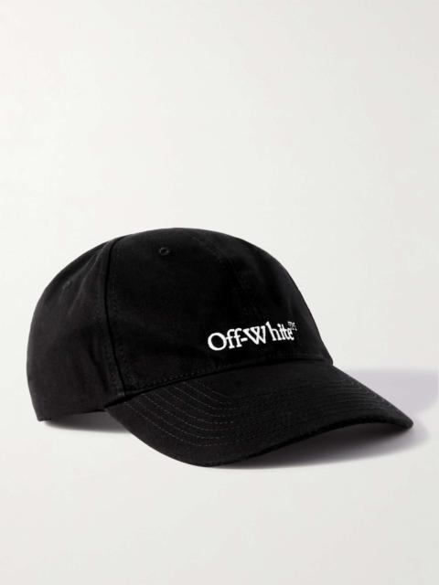 Off-White Logo-Embroidered Cotton-Gabardine Baseball Cap