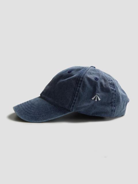 Nigel Cabourn Vintage 6 Panel Cap in Washed Denim