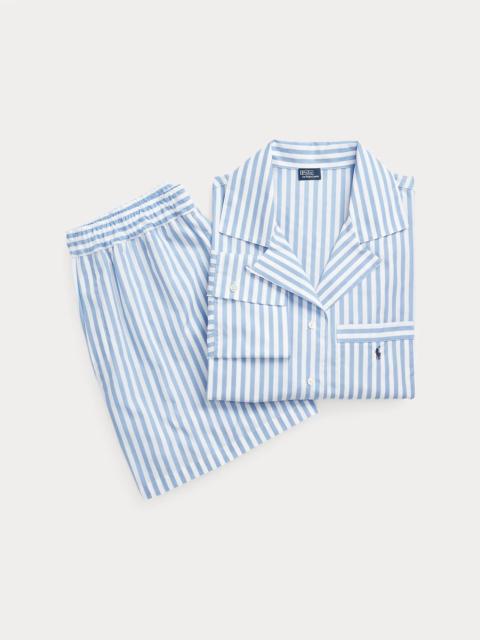 Polo Ralph Lauren Crop Top & Boxer Poplin Pajama Set