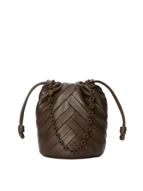 Flamenco Purse Bucket bag in mellow nappa lambskin