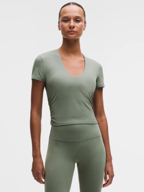 lululemon All It Takes Ribbed Nulu V-Neck T-Shirt *B–D Cups