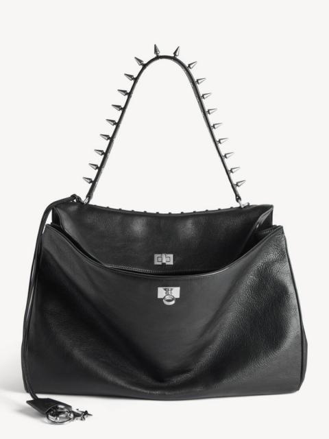 BALENCIAGA Men's Rodeo Handbag Large in Black