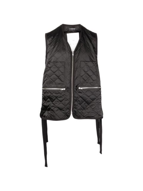 Song for the Mute sleeveless zip-front gilet