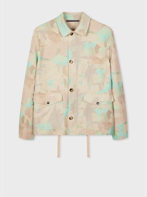 Paul Smith Cotton-Linen 'Photomontage' Print Field Jacket