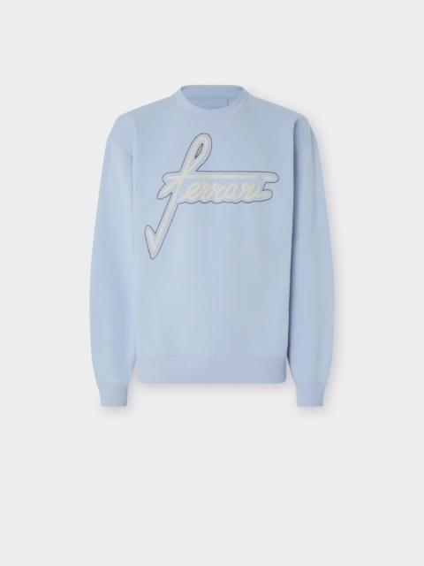 Ferrari Ferrari Embroidered Crew Neck Sweatshirt