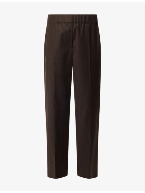 WEEKEND Max Mara Regular-Fit Flannel Stretch-Wool Trousers