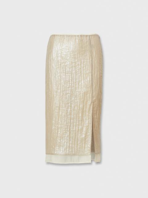 rag & bone Suki Crinkled Organza Midi Skirt