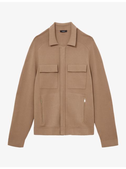 REISS Fleetwood Double-Pocket Knitted Jacket