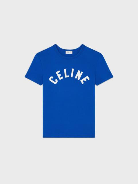 CELINE t-shirt IN RIBBED COTTON JERSEY