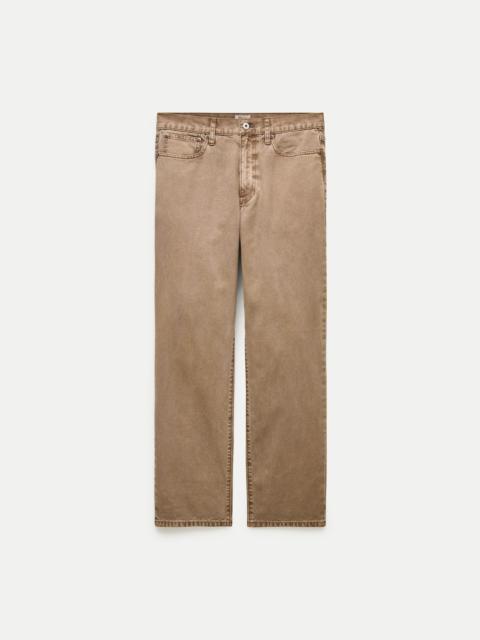 J.CREW Classic Straight garment-dyed five-pocket jean