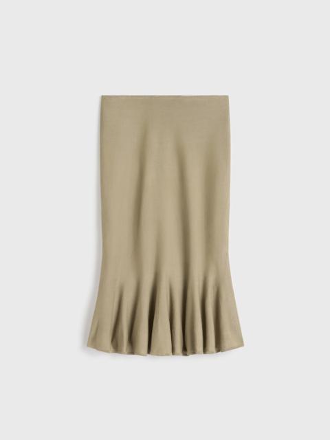 TOTEME Fluted knit skirt desert