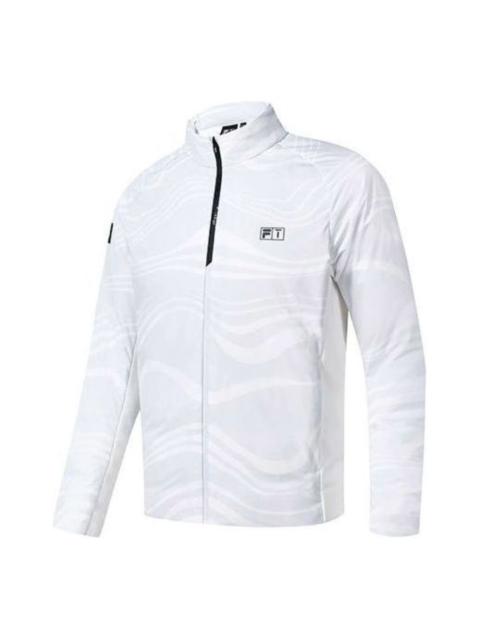 FILA FILA Lightweight Warm Golf Logo Down Jacket 'White' A11M245907F-WT