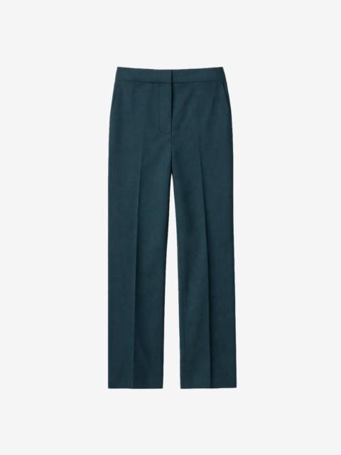 The Frankie Shop Jet Slim Tailored Trousers - Bottle Green