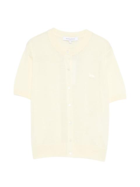 Maison Kitsuné logo-patch cardigan