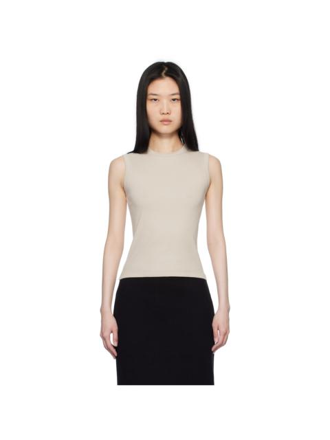 FLORE FLORE Off-White Esmé Tank Top