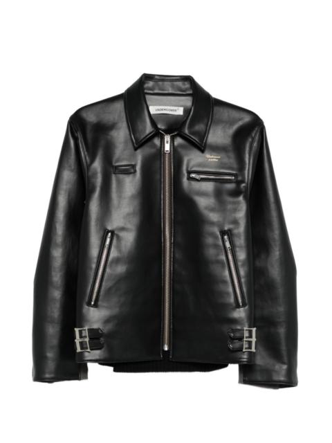 UNDERCOVER zip biker jacket