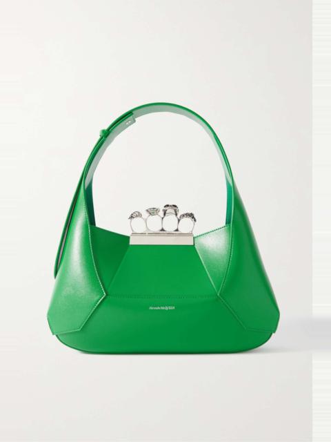 Alexander McQueen Jewelled embellished leather tote
