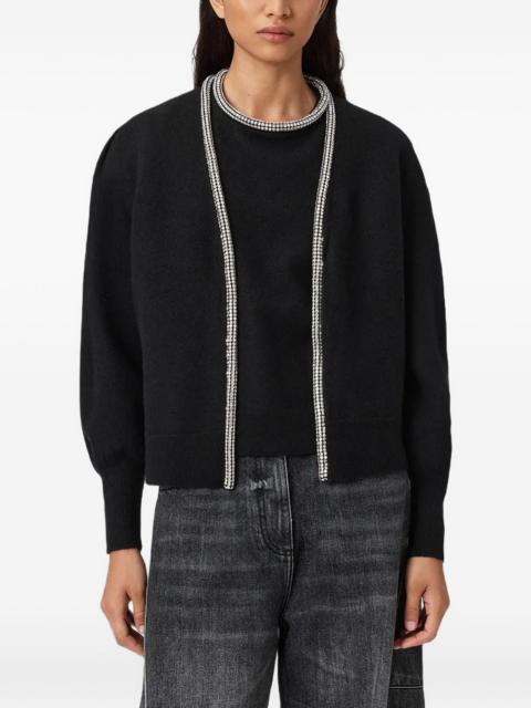 ALLSAINTS Odell embellished cardigan