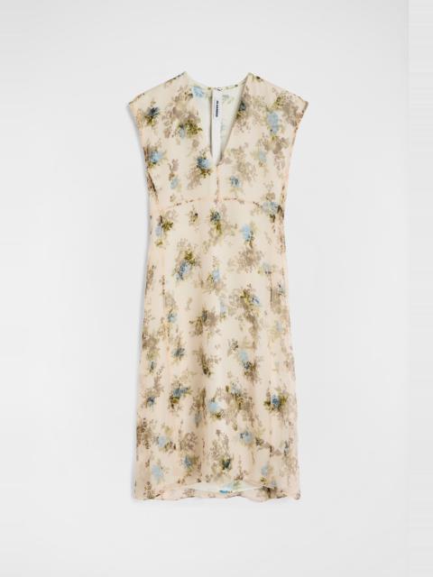 Jil Sander Silk Printed Dress