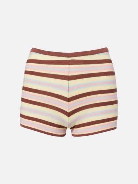 FAITHFULL Playa striped shorts